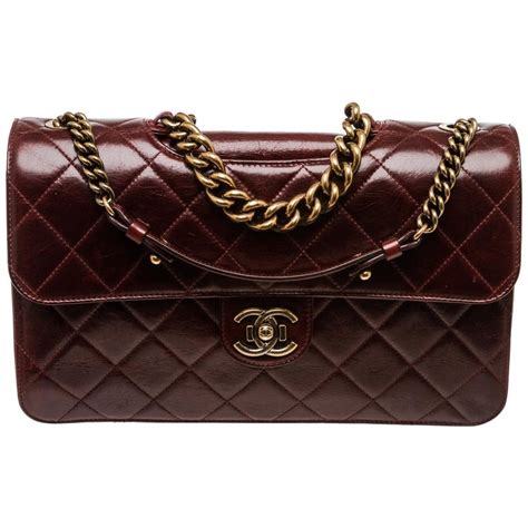 chanel burgundy small perfect edge flap|Chanel flap 2.55.